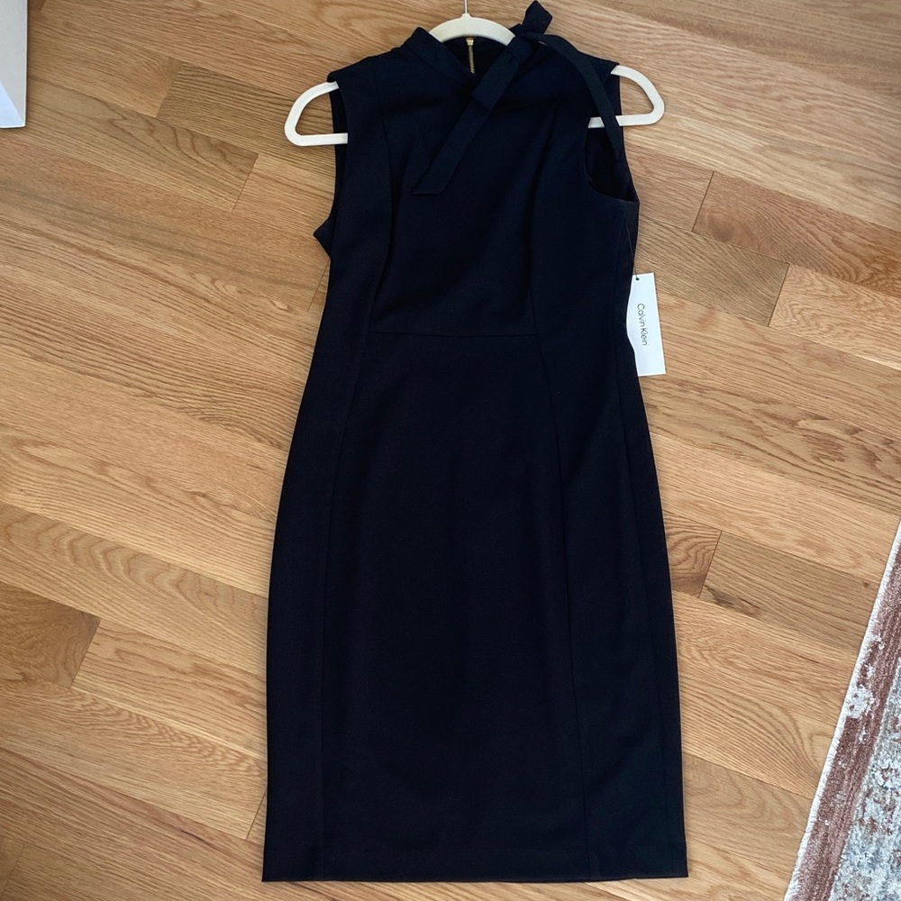 Calvin Klein Navy Midi Dress